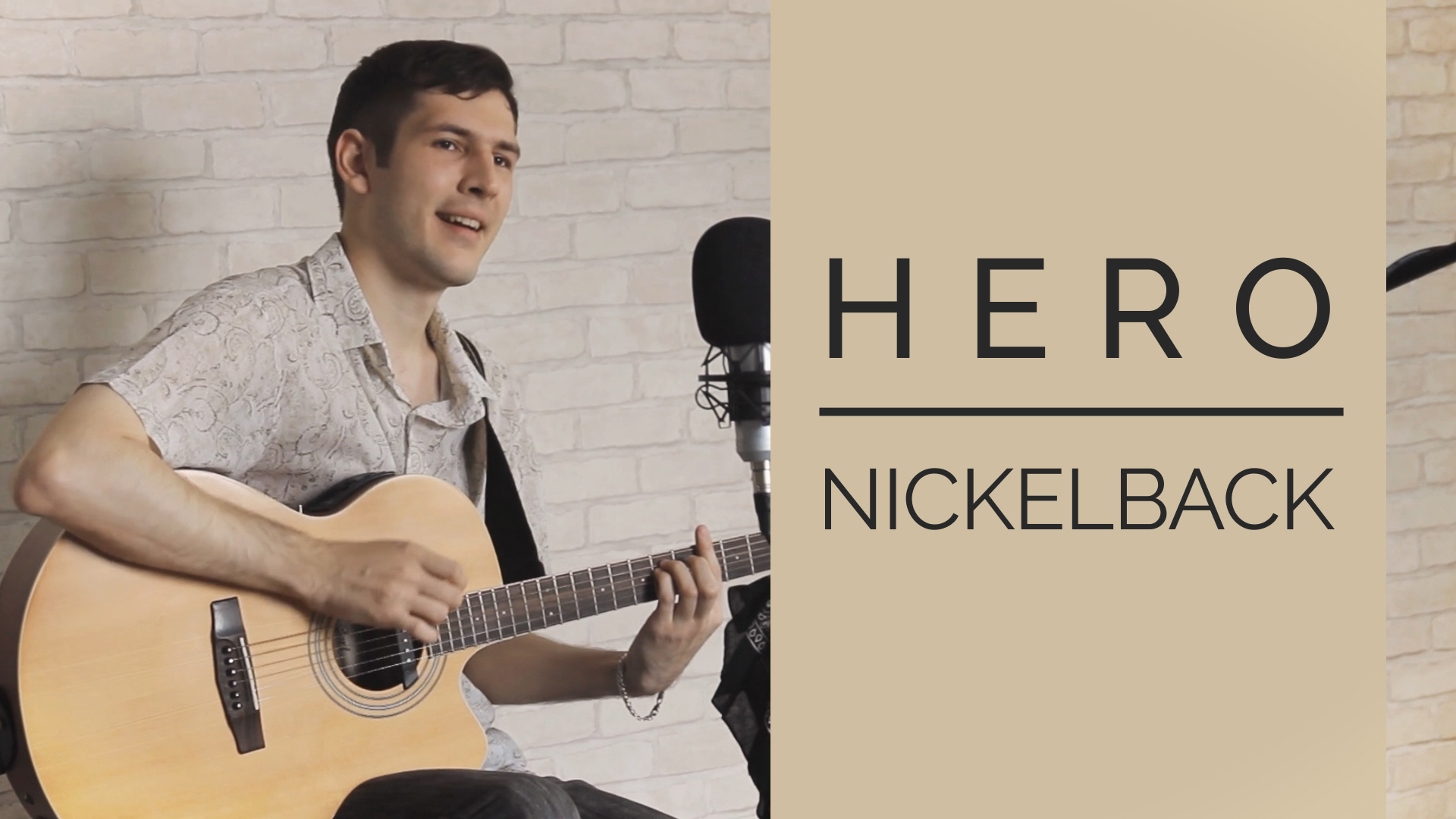 [Spider-Man] Hero - Nickelback (Fingerstyle Guitar + Vocal Cover)